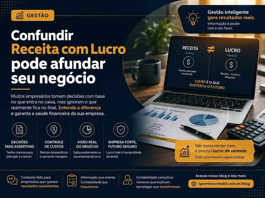 Confundir Receita com Lucro Pode Colocar sua Empresa em Risco