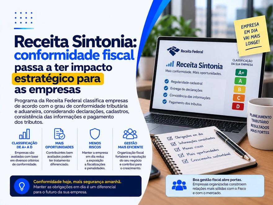Receita Sintonia: conformidade fiscal passa a ter impacto estratégico para as empresas