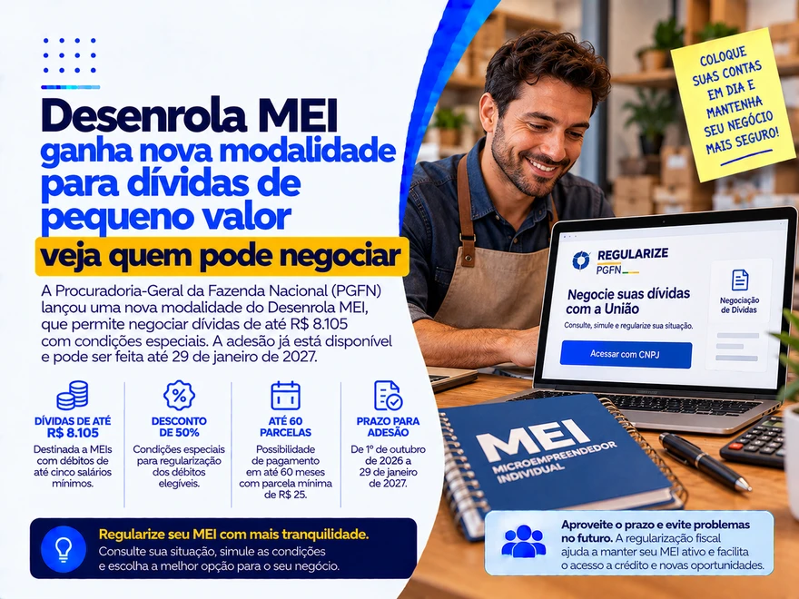 Desenrola MEI amplia oportunidades para regularização de dívidas